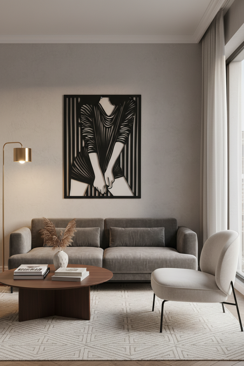 Modern Wall Art Decor (Panel)