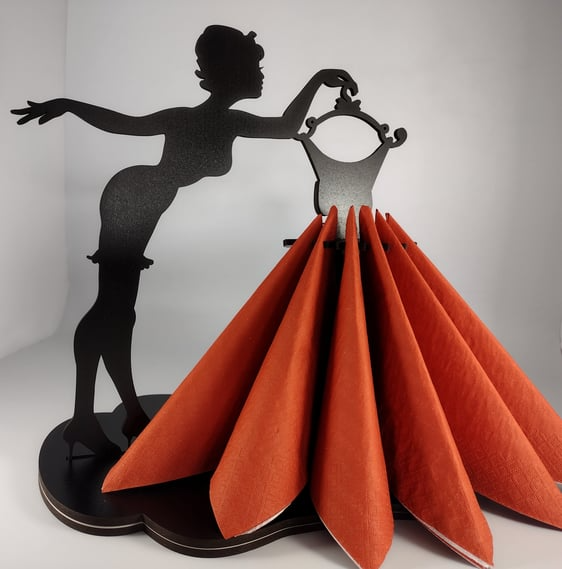 Laser Cut Napkin Holder