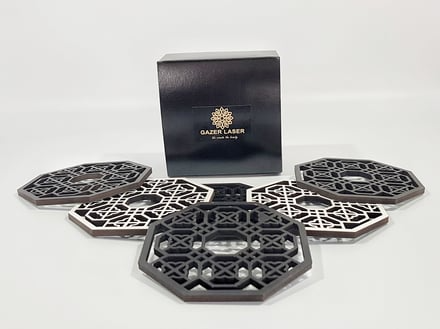 laser cut coaster for gifting