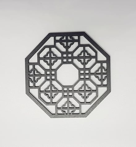 black coaster wood