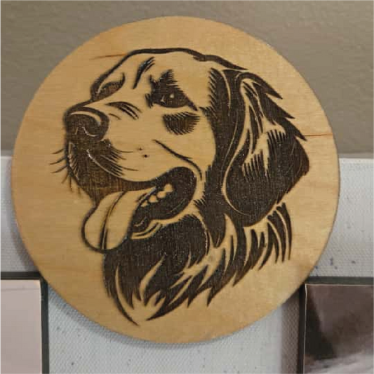 Custom Pet & Portrait Engraving on Premium Birch Wood