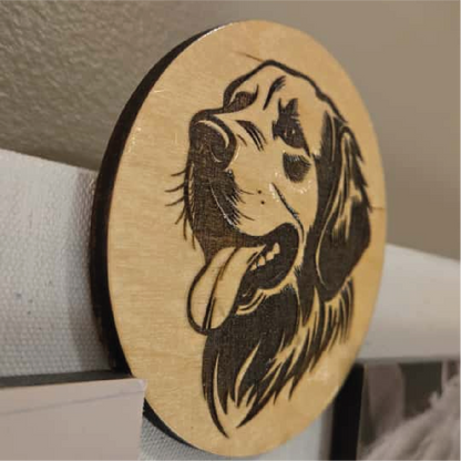 Custom Pet & Portrait Engraving on Premium Birch Wood