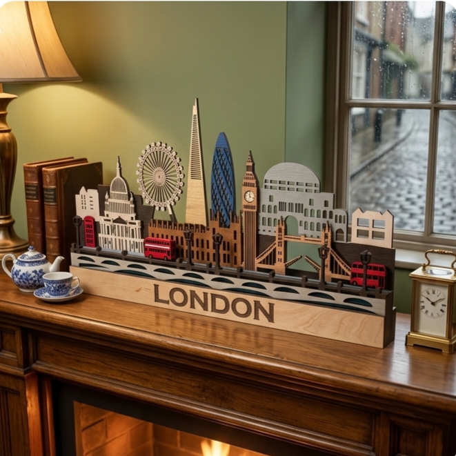 london skyline print