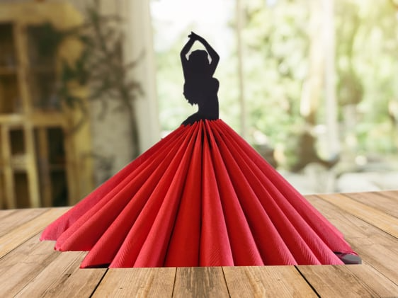 napkin holder for gift