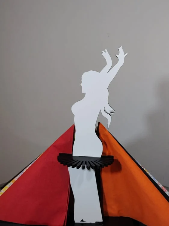 white napkin holder