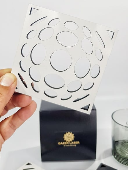 Rectangle wood coaster