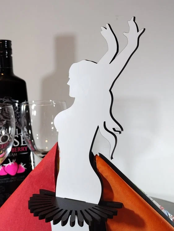 dancing napkin holder