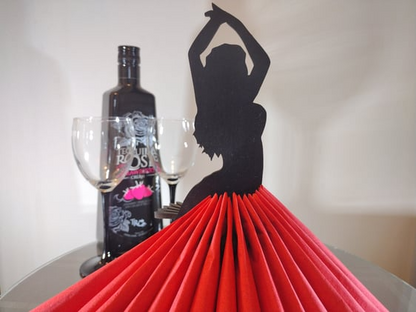 black napkin holder