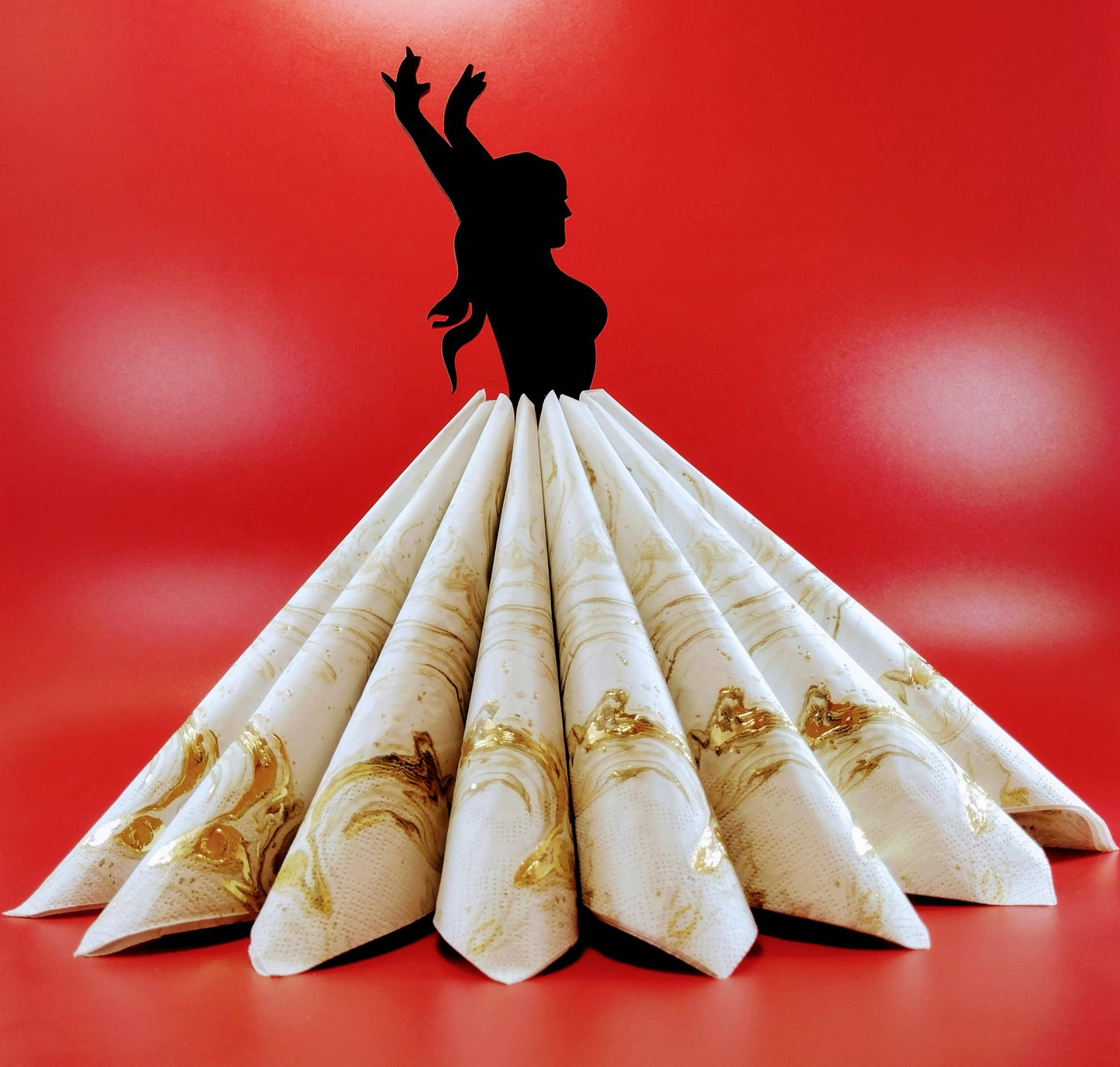 Belly Dancer Napkin Holder for Dinner Table