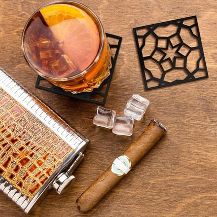 coaster laser cut